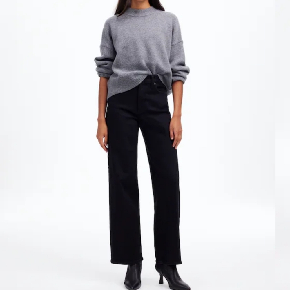 Madewell Perfect Fit Wide Leg Jean 26